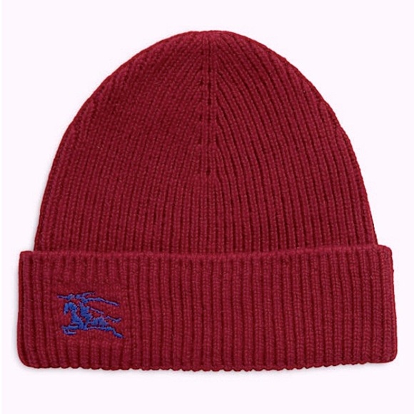 BURBERRY EKD Cashmere Beanie - Picture 1 of 5